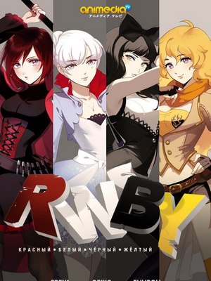 Скачать аниме Красный Белый Чёрный Жёлтый / RWBY [ТВ][2013][28 из 28]